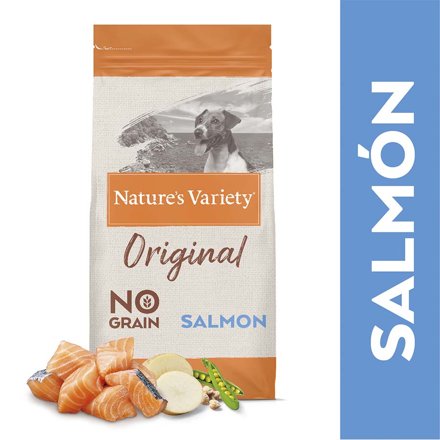 Nature's Variety Original Sin Cereales Mini Adult Salmón image number null